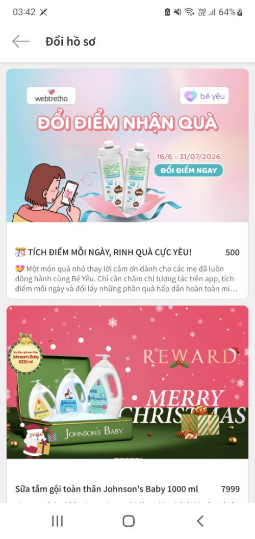 Quà trên app