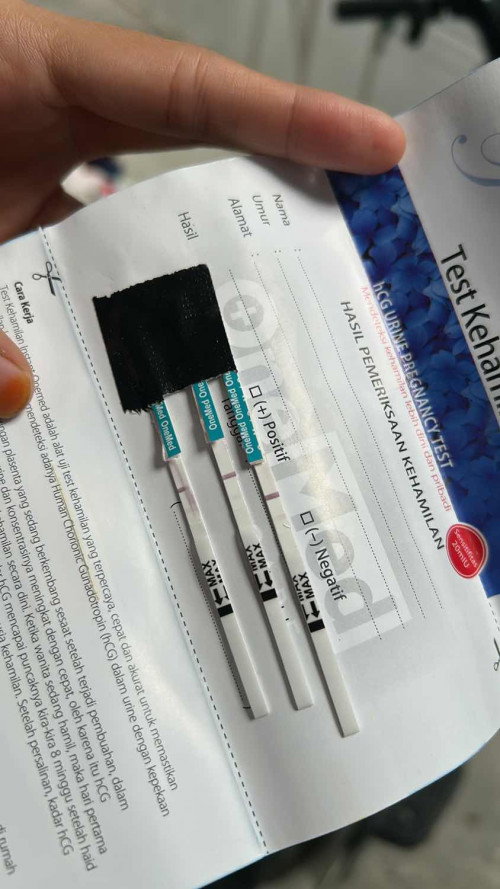 Testpack samar berulang kali