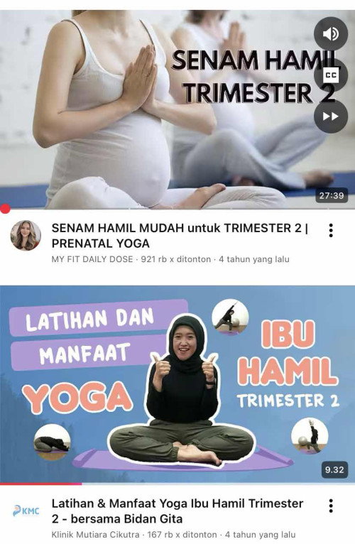 Prenatal Yoga atau Senam Hamil