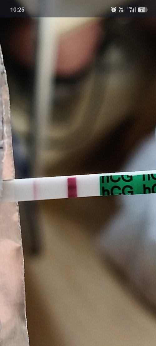 evap line ke faint positive?