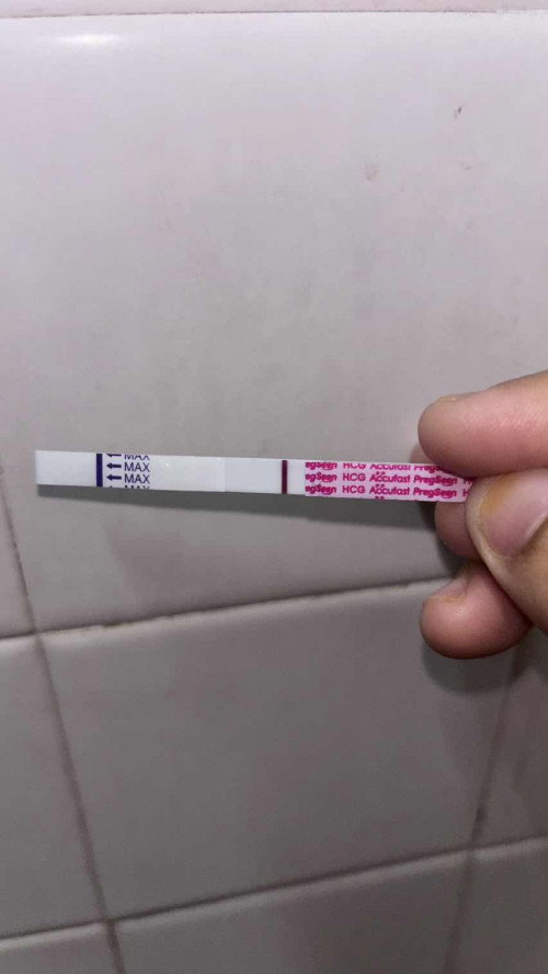 Nampak 2 line tak