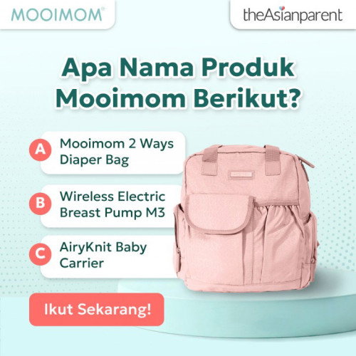 🎁 Bunda, Tebak Nama Produk Ini & Menang Mooimom 2 Ways Diaper Bag!
