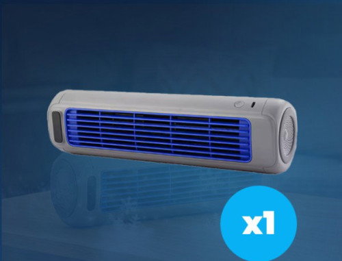 Smart Home Cooling Appliance with Portable Design and Quiet Operation