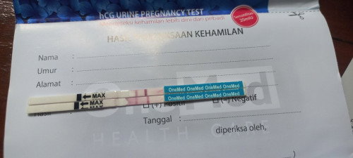Hari pertama haid 4 Juli terus terakhir haid 8 Juli Belom telat terus garis 2 itu gimana ya apakah