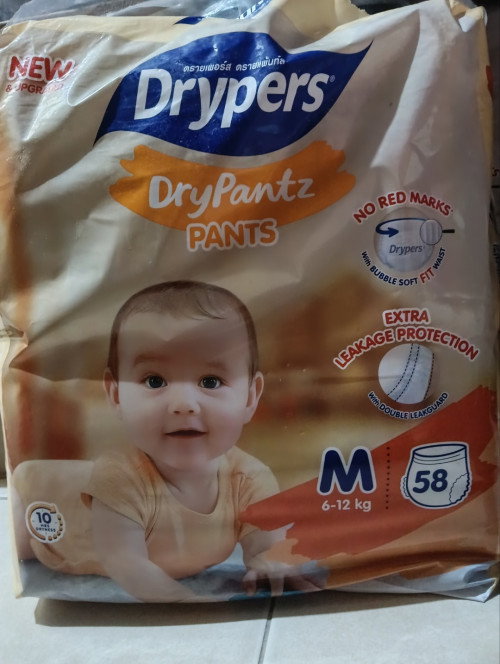 Pampers Drypers drypantz saiz M