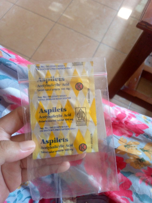 Mam ad yg pernah kosumsi obat aspilets acetylsalicylic acid enteric coated tablet 100 mg gak?