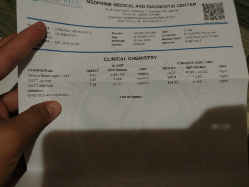 Ogtt test result if normal po ba ito?