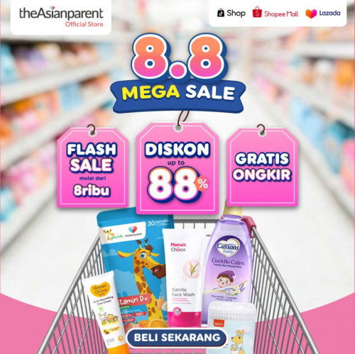 🔥 8.8 Mega Sale! Diskon Hingga 88% & Flash Sale Mulai 8 Ribuan!
