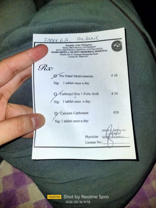 Tama ba ung nakalagay sa reseta ko sa binili ko