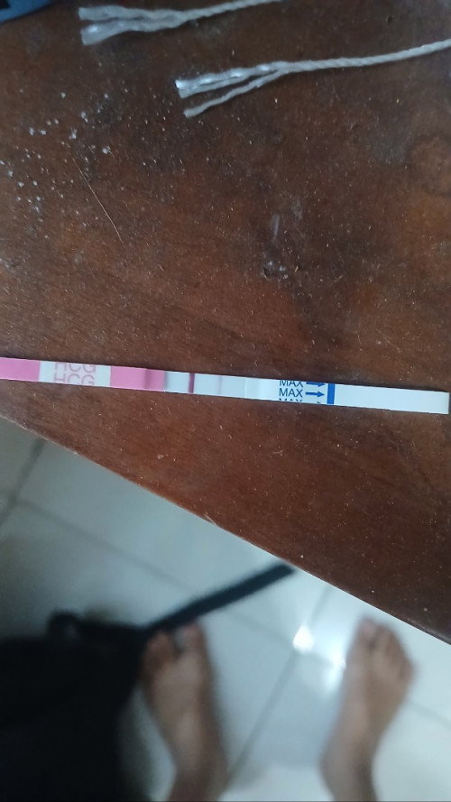 Hasil tespeck yang masih agak samar
