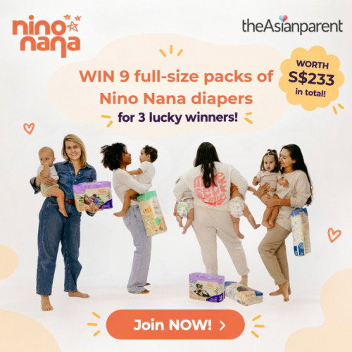 🎉 WIN 9 FULL-SIZE PACKS OF NINO NANA DIAPERS!