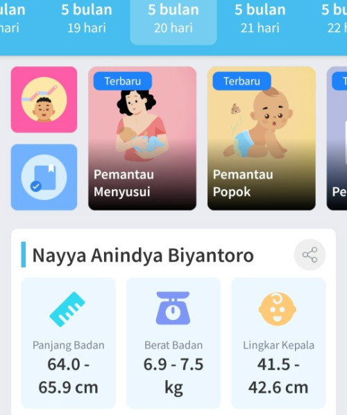 berat badan bayi