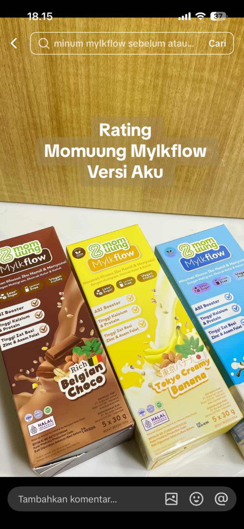 Minta pendapatnyaa ya mom