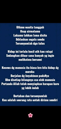 Wanita harus kuat