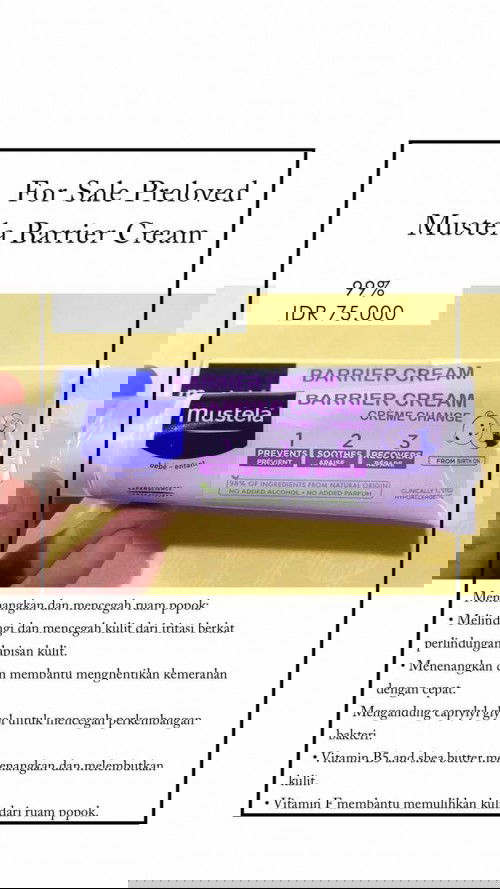 Preloved Mustela Barrier Cream