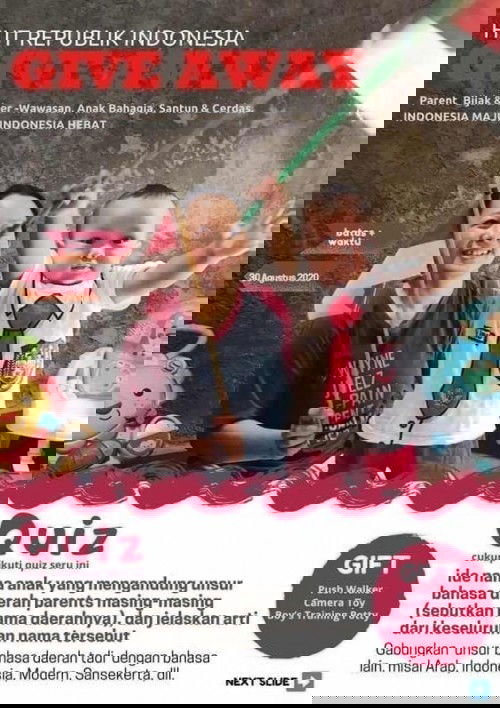 GA Sesi#2. Biar seru GA kali ini Aku Kemas dalam Bentuk Quiz.