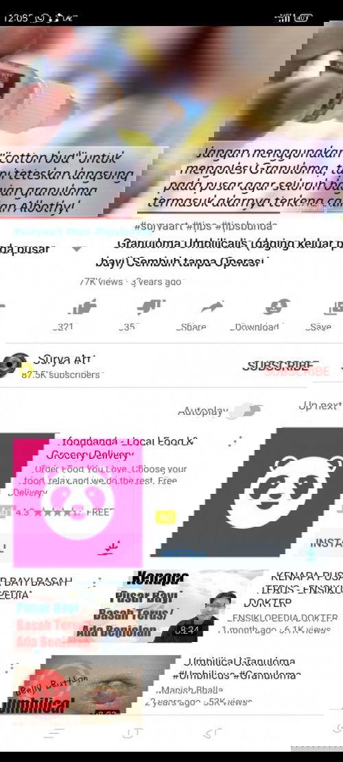 pusat ad daging tumbuh