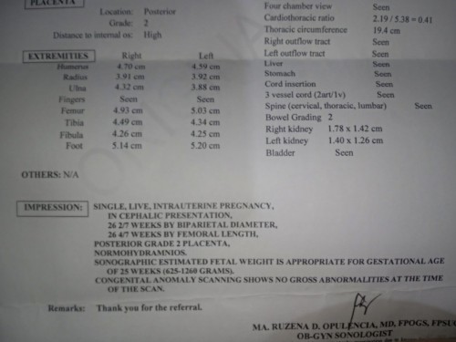 Okay naman po ba ultrasound ko?