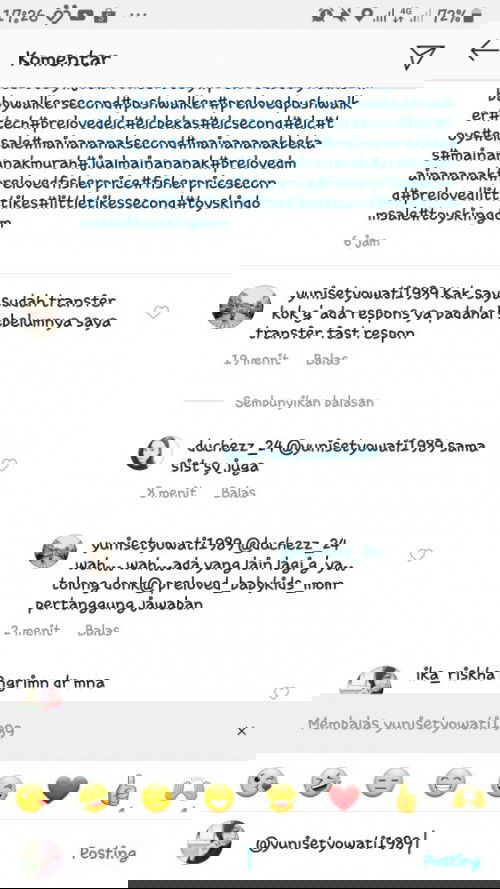 Account Preloved tidak amanah