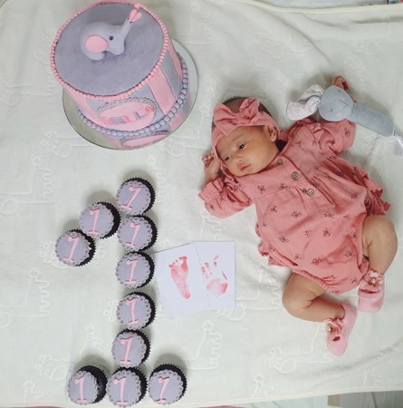 DIY MILESTONE PHOTOSHOOT