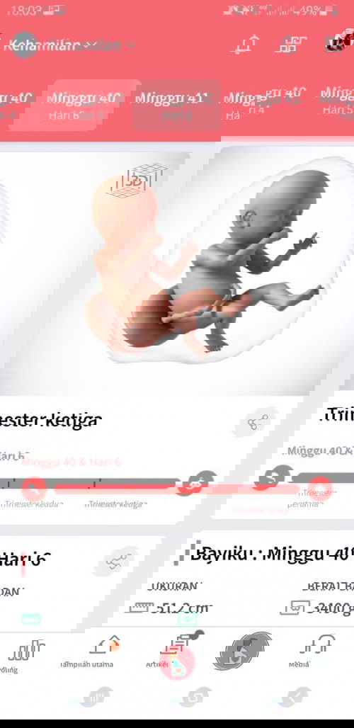 Baby belum launching