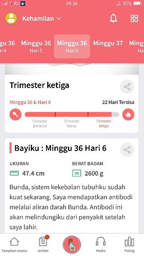 Bun ada yg sma kaya aku ga usia kehamilan sgni udh ngerasain apa aja aku blm ada tanda² jdi worry