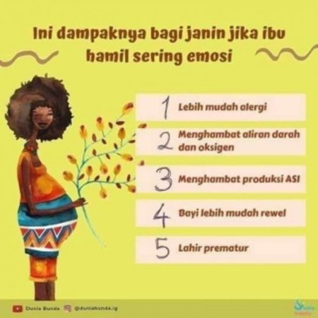 Dampak ibu hamil sering emosi