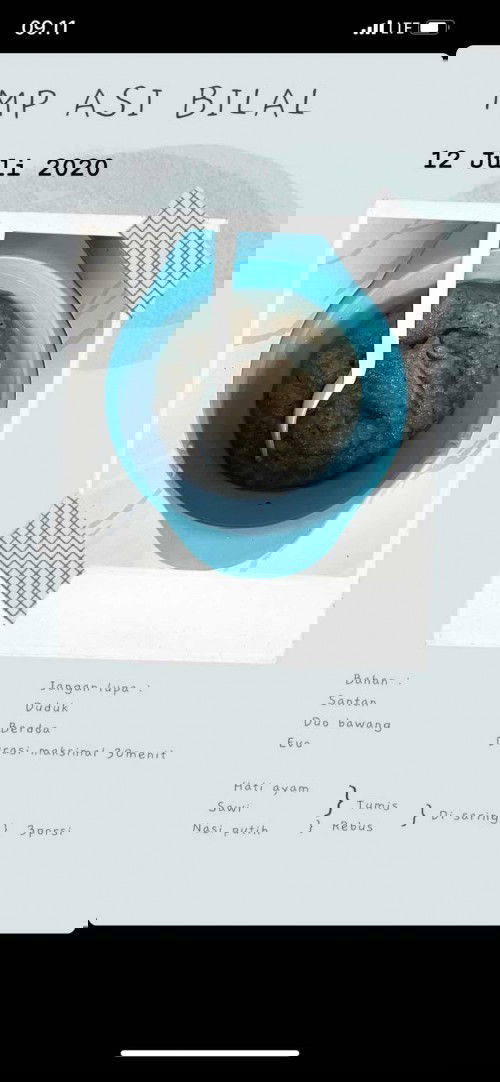 Beberapa menu penambah berat badan