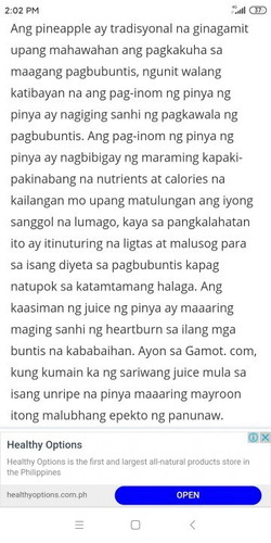 Pineaaple juice sa buntis