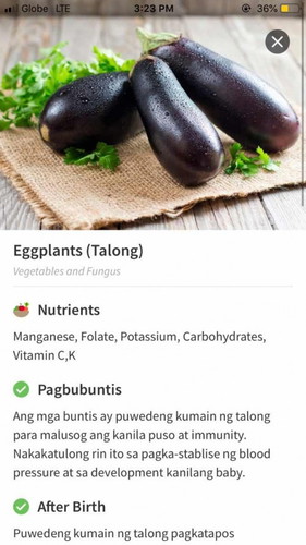 TALONG, Good or Bad?