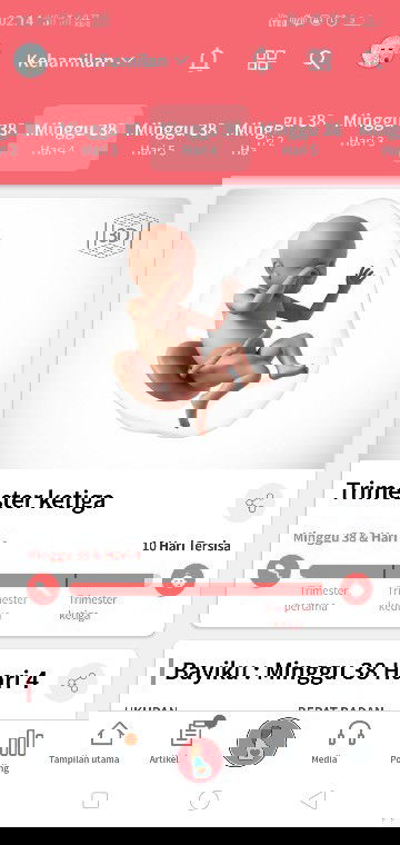 worry dek bay masih anteng