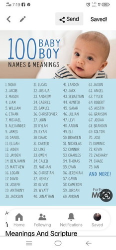 Baby boy and baby girl name