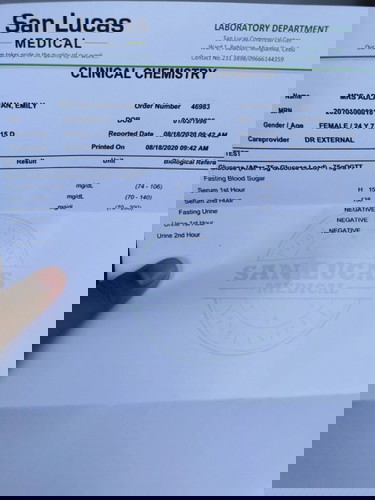 Kumusta po to? May gestational diabetes po ba ako?