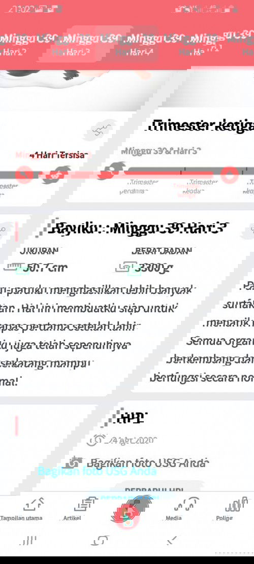 HPL 4 HARI LAGI TAPI BELOM ADA TANDA TANDA