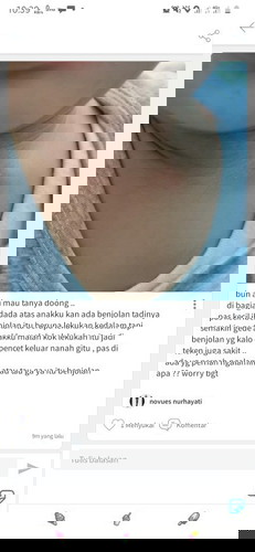 Benjolanpada anak umur 1 tahun