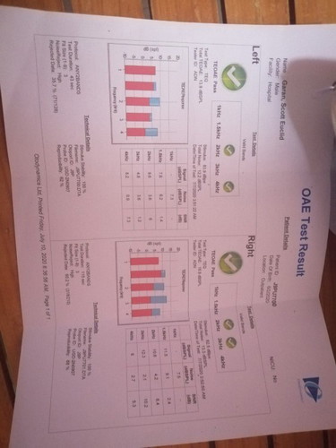 Hearing Test Result