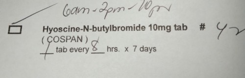 Hyoscine-N-butylbromide