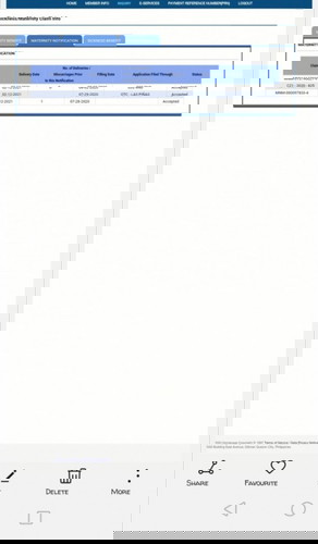 Sss maternity notification