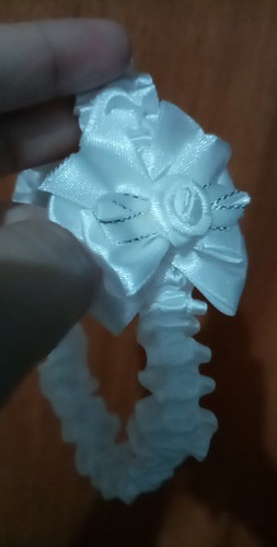 baptism headband/cap