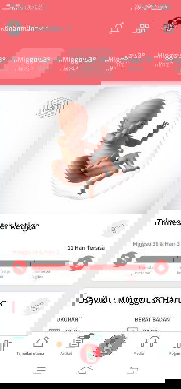 Udah bukaan 1 tapi ga nambah