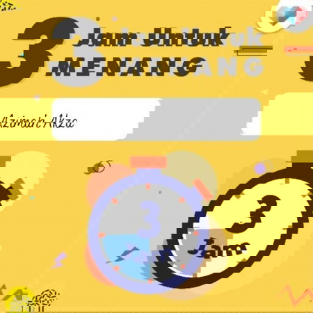 Tahniah kepada pemenang 3 Jam untuk Menang!