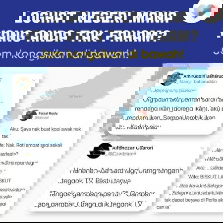 Ada ke pasangan yang berlainan negeri dalam komuniti ni?