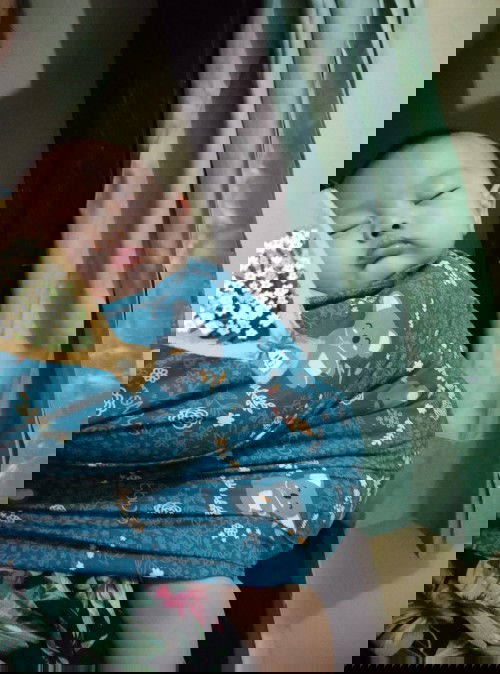 J shape atau M shape..Auto tidur