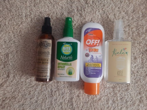 Mosquito Repellent: sprays and lotion
