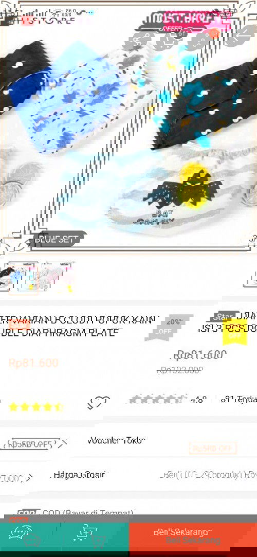 Clody, diapers, popok kain,celana pop