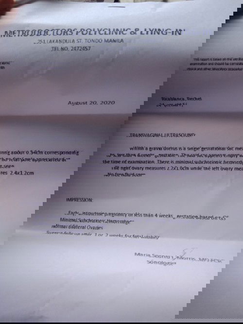 Hi mga momsh ano ibig sabihin nito first time preggy po ako eh