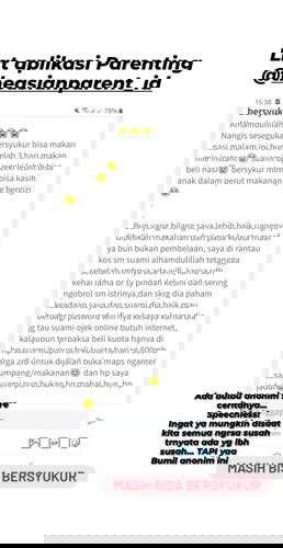 Belajar bersyukur dari bumil anonim