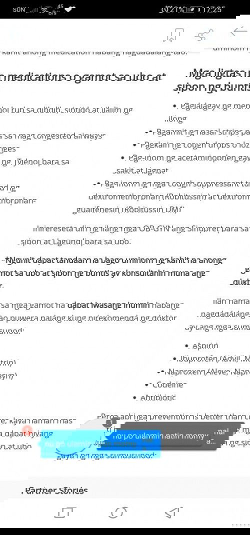 Safe po ba sa Buntis ang Robitussin o Lagundi Cough syrup?