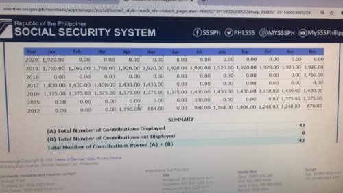 SSS maternity benefit