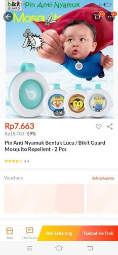 Pin anti nyamuk